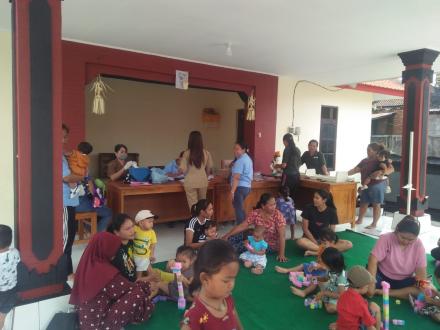 KEGIATAN POSYANDU BALITA & IBU HAMIL (POSYANDU KENANGA) SERTA BINA KELUARGA  BALITA (BKB) DI DESA PA